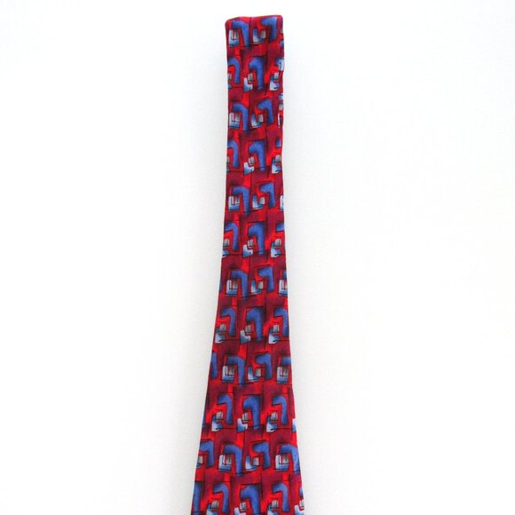 J. Garcia Men's Silk Tie - Picture 3 of 5